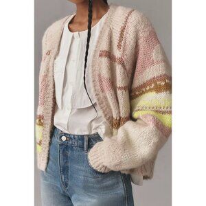 Anthropologie Pilcro Oversized Open-Front Cardigan Sweater Size Small Medium